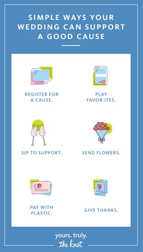 11 Ways Your Wedding Can Support a Good Cause.